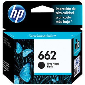 HP 662 CARTUCHO  NEGRA DE INYECCIÓN DE TINTA - IMPRESORAS DESKJET INK ADVANTAGE 2515 ALL-IN-ONE, REND. HASTA 120 PAG.